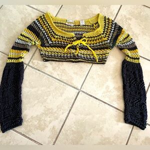 Vintage Miss Sixty Y2K Italy Knit Crop Sweater